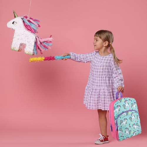 Image of Trail maker 15 Inch Kids Backpacks for Boys & Girls | Preschool, Kindergarten, Elementary School Backpacks with Adjustable, Padded Straps (Upbeat Unicorns)