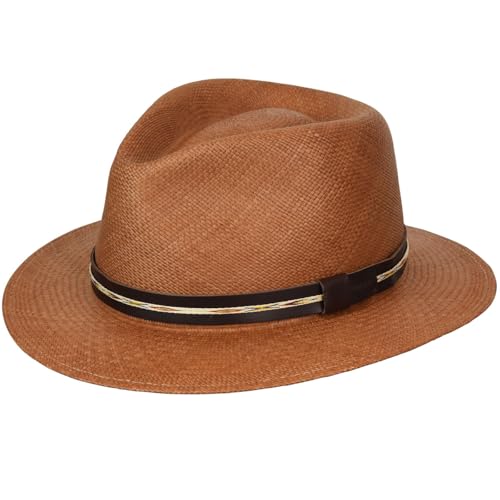 Made in USA Bailey 1922 Cappello Panama Stansfields1922 Paglia Estivo S (54-55 cm) - Beige