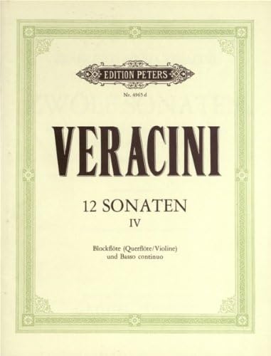 12 sonaten (1716) band 4 pour sublimer vos concerts de musique de chambre