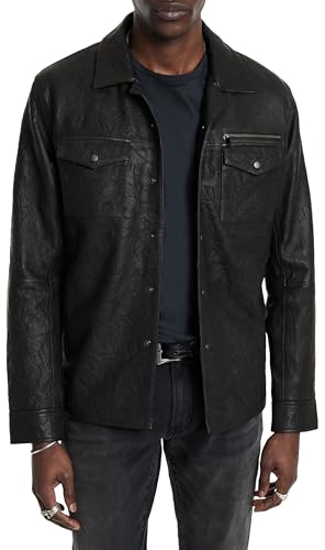 John Varvatos Men's Asher Leather Jacket4