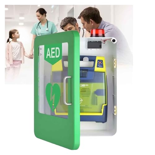 Caja para desfibrilador de acceso rápido con luz estroboscópica para comunidades