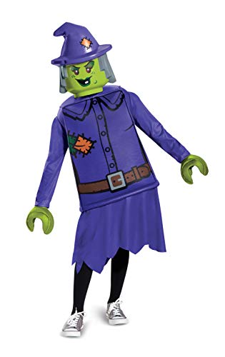 Disfraz de Bruja Lego Clásico, Morado, Talla Pequeña miniatura 2