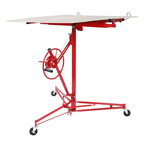 image for Winado 16 FT Drywall Lift Panel Rolling Hoist Jack Lifter Sheetrock, D