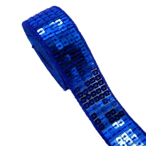 5 Yards Sequin Ribbon, Sequin Trim Applique, Glitter Sequin Border Decorative Ribbon