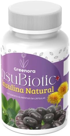 Insulina Natural 500mg - 120 Cápsulas | 100% Natural | Sem Glúten...