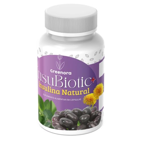 Insulina Natural 500mg - 120 Cápsulas | 100% Natural | Sem Glúten...