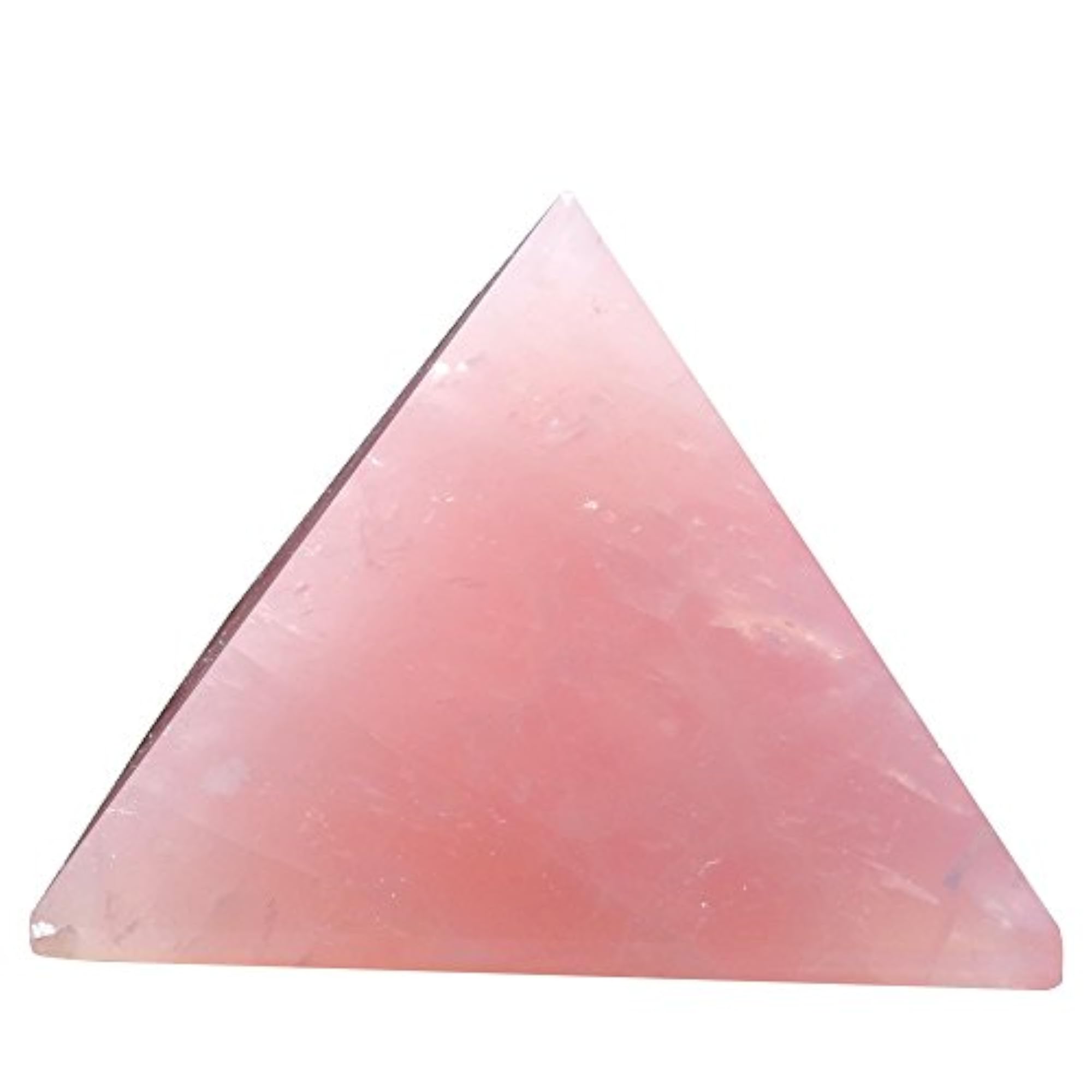 Fengshui Rose Quartz Stone Vaastu Pyramid 8 cm