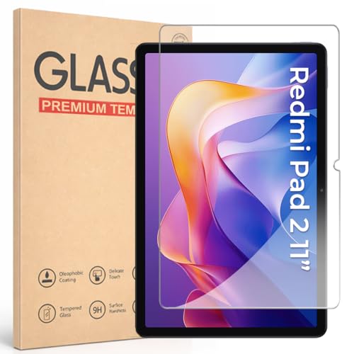 Image of Czartech Tempered Glass Screen Protector for Xiaomi Redmi Pad 2 (11 inch) Tablet | Premium Glass Guard Screen Protector for Xiaomi Redmi Pad 2 | Bubble Free| Scratch Resistant