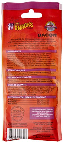 Biscoito Sabor Bacon Ipetpocket, 3 unidades