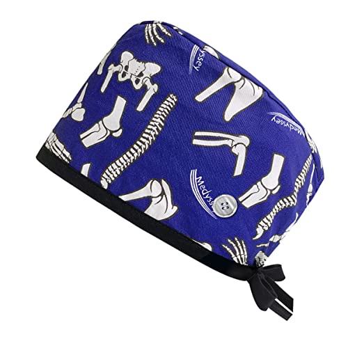 VIAOLI Dental Scrub Caps Nurse Tooth Fashional Working Hat Shower Head Cover Cap Breathable Headgear for Women/Men (24021,One Size)