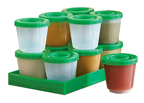 Image of Fresh N Freeze 2 Ounce Reusable Baby Food Containers 12-Pack