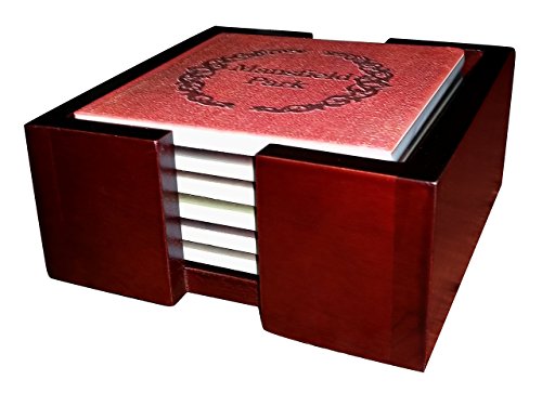 Jane Austen Books Coaster Set - Ceramic Tile With Cork Back - 6 Piece Set #TOP3