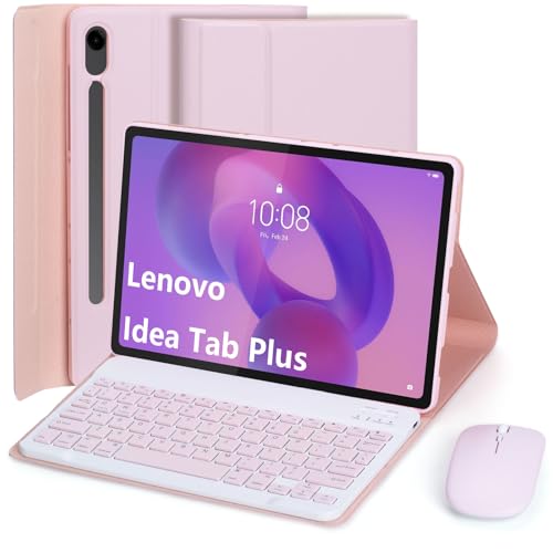 EHLCYS for Lenovo Idea Tab Plus 12.1�C���`/Tab K12 2025���f�� (TB361ZU/TB361FU) �p�L�[�{�[�h�P�[�X�A�}�O�l�b�g�����O���\Bluetooth�L�[�{�[�h�A�����^�}���`�A���O���ی�P�[�X�A�}