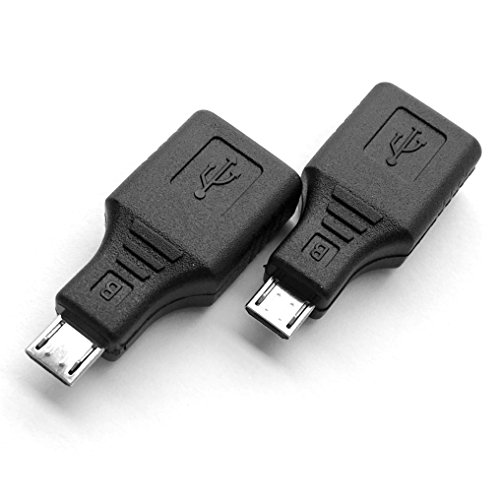 Usb 2.0 Micro Usb Male To Usb Female Otg Adapter (2 Pack) #TOP3