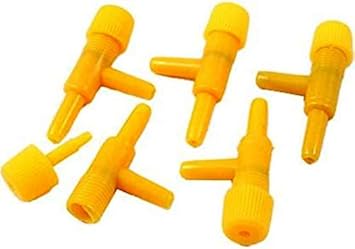 Grand Air Controller Valve Oxygen Pump to Air Stone Tube Control Air for Biofloc Fish Tank Pond Aquarium (24 PCS) Aquarium Tool