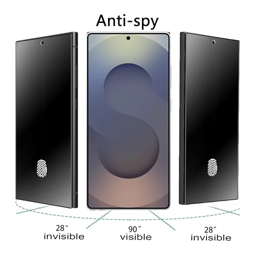 Image of Casecandy - Privacy Tempered Glass Screen Protector for Samsung S26 Ultra 5G | Privacy Tempered Glass Guard Galaxy S26 Ultra - HD /Fingerprint Working /9H Hardness