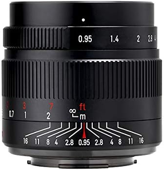 Amazon | 七工匠 7Artisans 35095M43B 35mm F0.95 マイクロフォー 