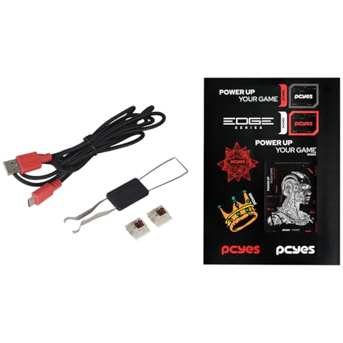 Teclado Gamer Mecânico 75% Pcyes Rasec - Gasket Mount - Gateron Brown – LED RGB – TWGBRRGB