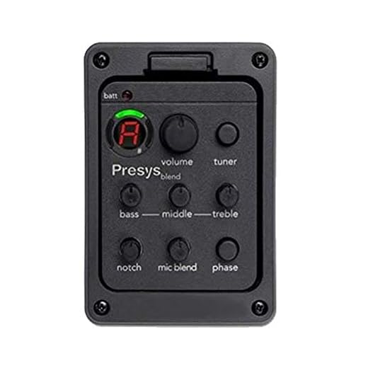 Preamplificador de guitarra, sintonizador de ecualizador, preamplificador de guitarra eléctrica, sintonizador con control de volumen, pastilla piezoeléctrica, accesorios para guitarras acústicas