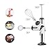 Hand Blender, THRITOP Cordless Electric Kitchen Hand Blender Kitchen Mixer Hand Stirrer,Rechargeable Battery Operated,2 speed Egg Beater,Black & White,12W Battery