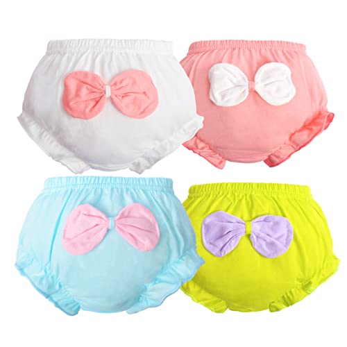 Baby Girls' Cotton Bloomers Brief Underwear - Kids Cool Breathable Comfort Panty - Toddler Undies
