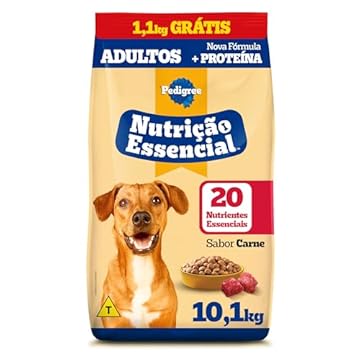 Ração Pedigree Nutrição Essencial Carne Para Cães Adultos