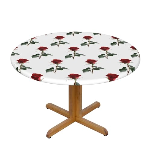 Nappe ronde ajustée imperméable antidérapante polyester 120cm