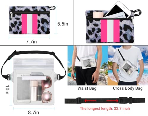 Image of IBFUN Neoprene Tote Bag Large Beach Bag for Women Pool Gym Tote Bag Travel Tote Bag