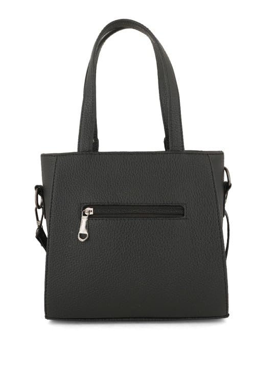 Image of SP Women's Soft Premium Textured Tote Bag, Structured Handbag with Metallic Accents, Versatile Office & Casual Shoulder Bag with Detachable Strap Gift for Women & Girls & Valentine's Gift
