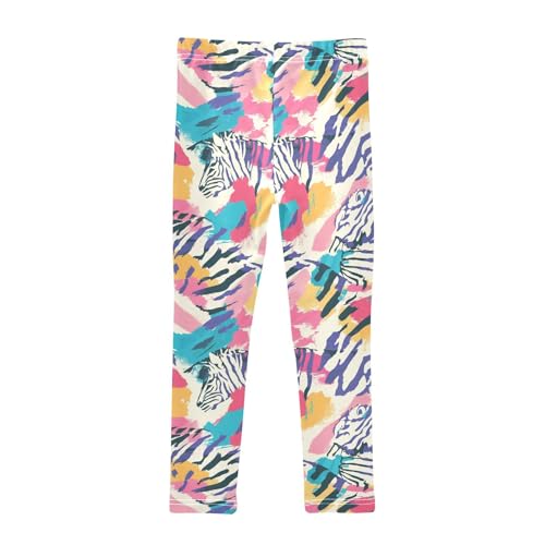 KLL Tigers Animal Animal Print Little Girls Leggings Soft High Waisted Dance Pants Exercise2