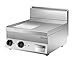 Bartscher - Elektrische grillplaat, 1/2 glad, 1/2 geribbeld