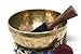 8.5" Hand-hammered Tibetan Singing Bowl for Meditation, Healing, Mindfulness, Relaxation ~ Antique Finished Bowl, Wooden Mallet, drum-stick, Square Cushion ~ Handmade in Nepal