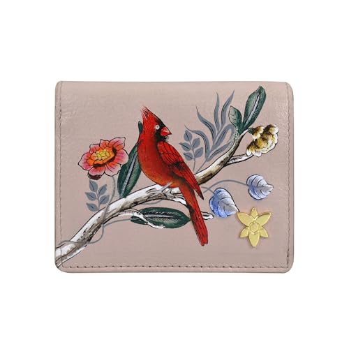 Anuschka Women’s Hand-Painted Genuine Leather RFID Blocking Card Organizer Wallet - Main Image