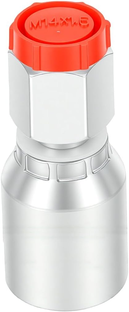 Hyuduo Crimp On Hydraulic Fitting M14x1.5 to 1/4 Inch Hose ID