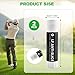Gawgivdi 2 Pieces Golf Anti-Slice/Hook Compound for Clubs Reduce Spin & Fix Slices Improves Ball Control, Distance and Accuracy Increases, Practice Aid Gifts for All Golfers(1.27 OZ)