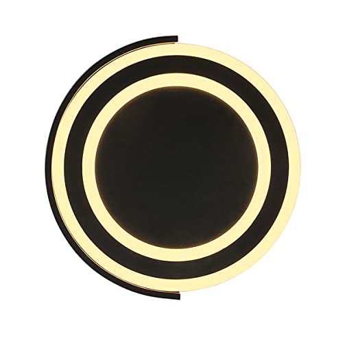 Plafonnier à anneaux multiples moderne LED et lampe de plafond créative