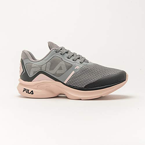 Tênis Racer Move, FILA, Cinza/Preto/Rosa Claro, 37