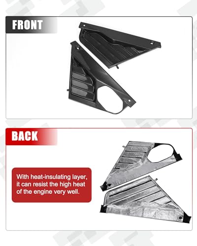 Image of Real Carbon Fiber Rear Engine Bay Panel Cover Rear Engine Covers Fit for 20+ Corvette C8 Engine Case Guards Protector Splash Shield
