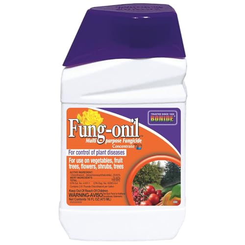 Bonide Fung-onil Multi-Purpose Fungicide 16 oz Concentrate for Plant Disease Control Controls Blight Mildew & More