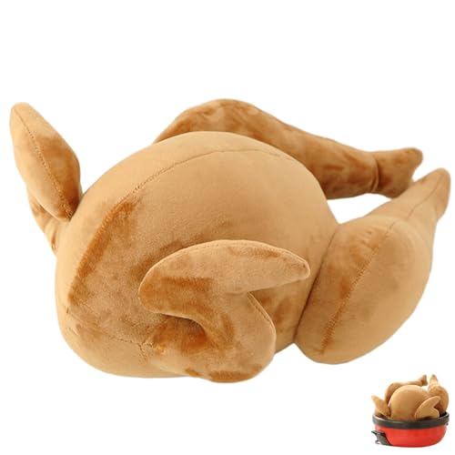 Oreiller alimentaire poulet mignon peluche décorative de sol - 7