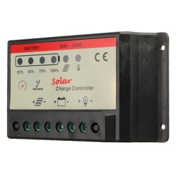 3NH 12V/24V 10A Solar Charger Controller Battery Charging Regulator