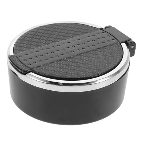 NOLITOY Cendrier Voiture avec Couvercle Élégant Résistant Chaleur et Anti-odeur Facile à Nettoyer Design Sophistiqué pour Intérieur de Véhicule Moderne Accessoire pour Différents Types de