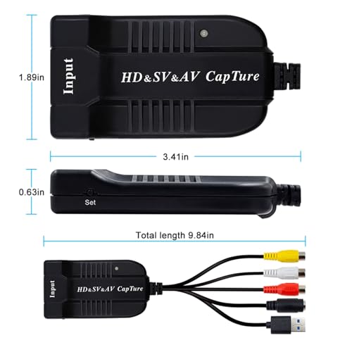 Carte de capture vidéo USB câble enregistrement multi-source boîtier numérisation - 5