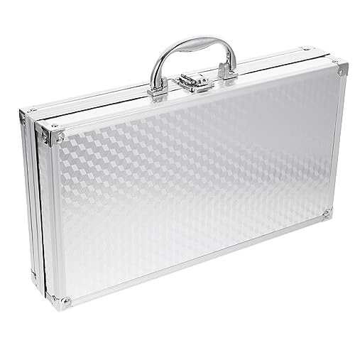 BESPORTBLE Aluminum Tool Box Portable Luggage Suitcase Men Briefcase Aluminum Alloy Storage Case