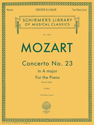 Concerto No. 23 in A, K.488: Schirmer Library of Classics Volume 1584 National Federation of Music...