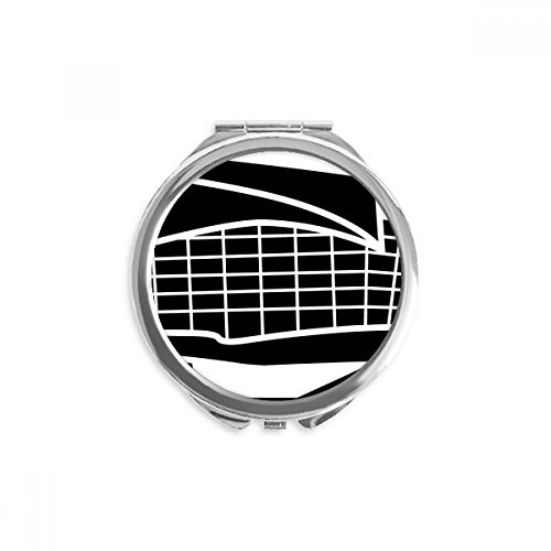 Miroir à la main portable Allemagne souvenir touristique original idée cadeau miroir de poche