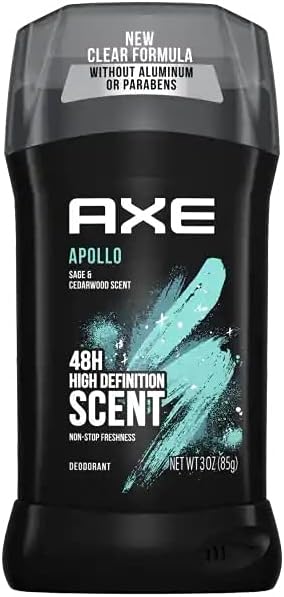 AXE Apollo Deodorant Stick, Sage and Cedarwood , 3 oz (85 g) each (Pack of 7)