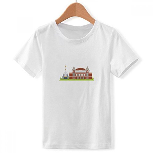 T-shirt blanc garçon motif national Samara Russie idée cadeau ado