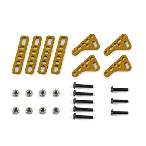 Support d'amortisseur double en métal anti-casse pour châssis TRX4 Axial - 4