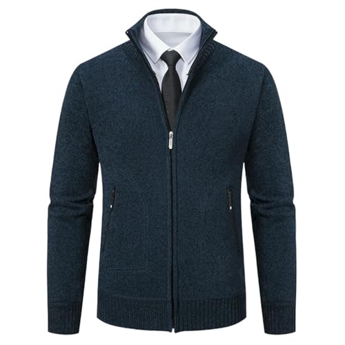 Pull en tricot chaud à col montant avec coupe ajustée isolante